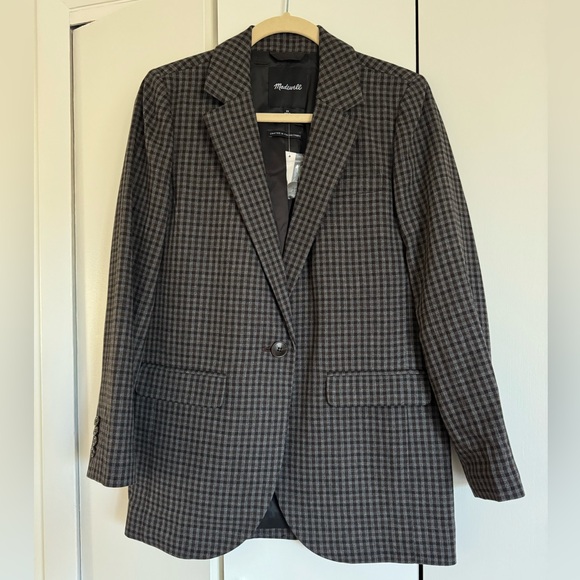 Madewell Larsen Blazer in Plaid - Picture 7 of 8
